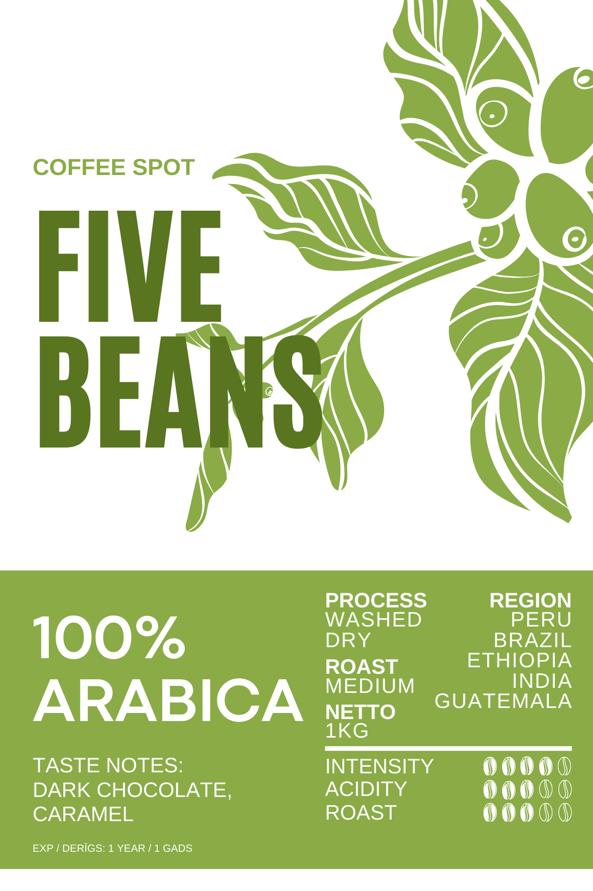 FIVE BEANS